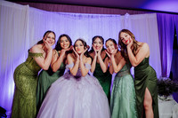 2- Recepción, detalles y fotos con familia, damas e invitados.